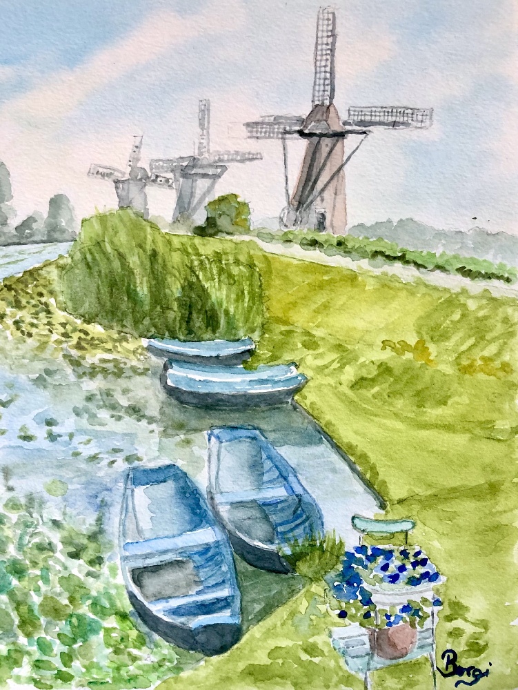 Tom Dieck - Windmühlen in Noord-Holland