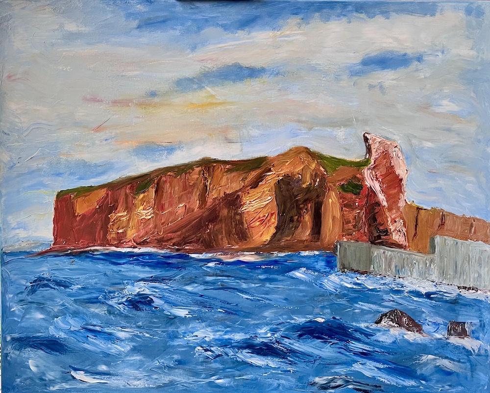 Helgoland im Abendlicht